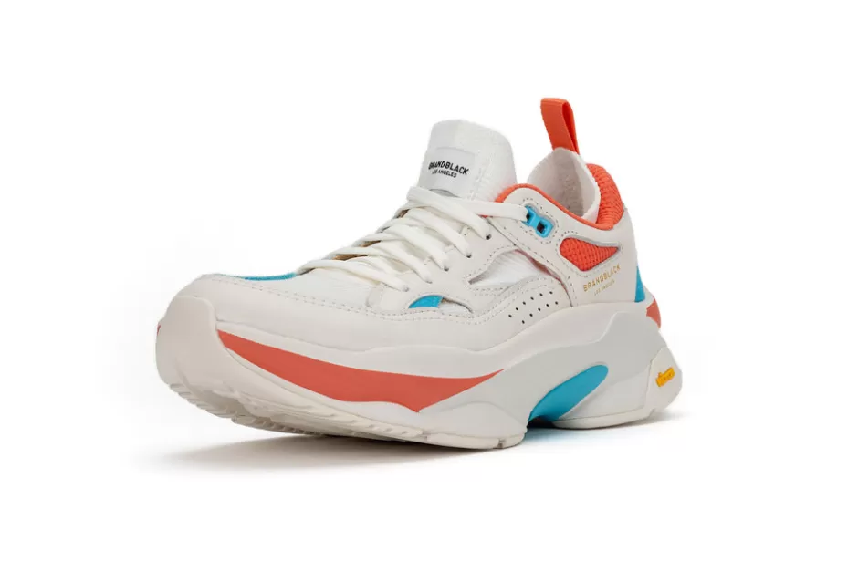 Brandblack Women's Saga 130 White Aqua Coral Fashion